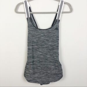 ADIDAS | Gray & Black Xback Tank Top Elastic Strap